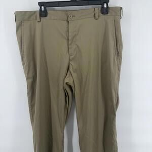 Nike Golf Mens Khaki Golf Pants Dri Fit Size 35 X 32 - 472532-235
